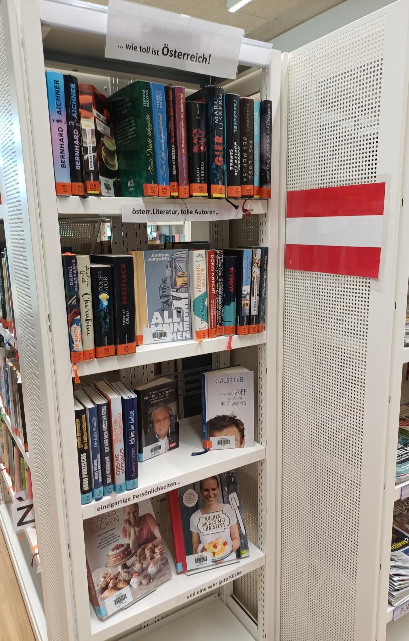 Aktuelles Regal Österreich