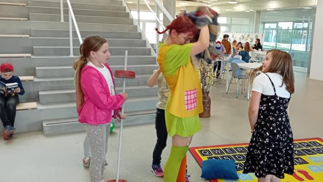 Pippi in Action mit Kinder 