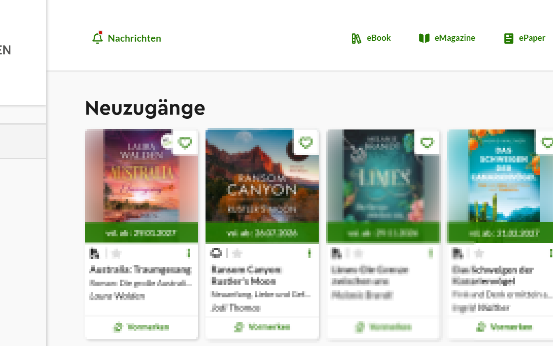 Startseite der Webseite Media2go