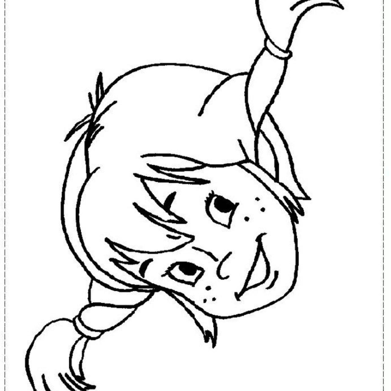 Strichzeichnung Pipi Langstrumpf