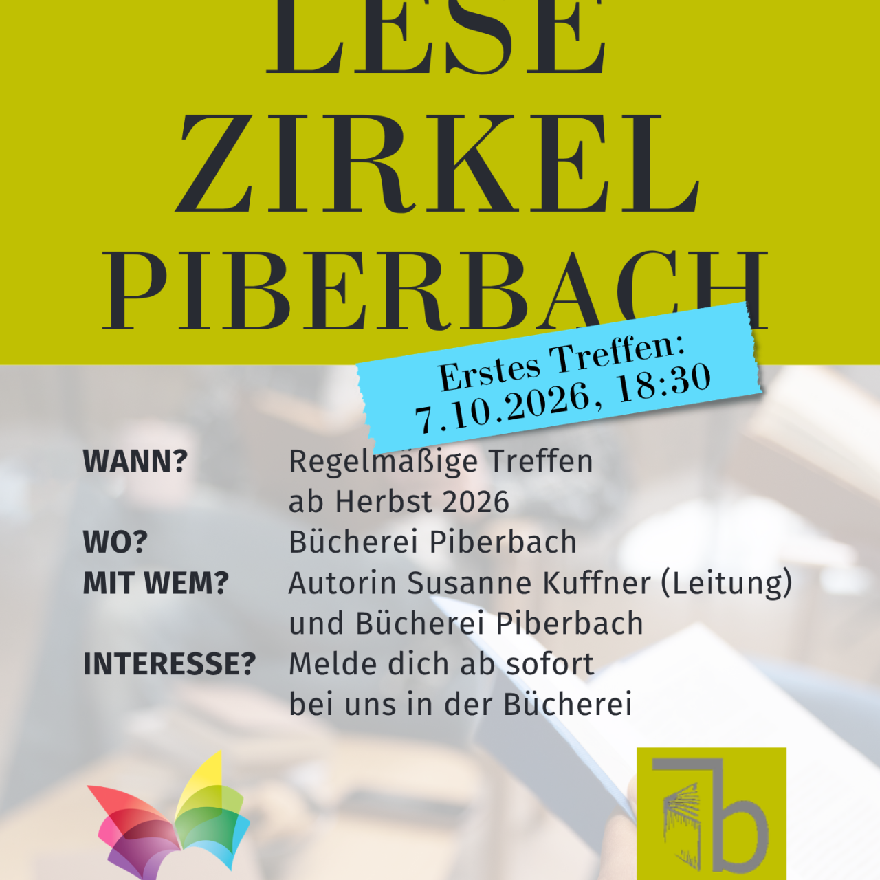 Plakat Lesezirkel 